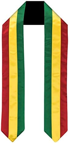 Vision Wear Mali Flag Graduation Sash/Stole International Study Abroad Adult Unisex