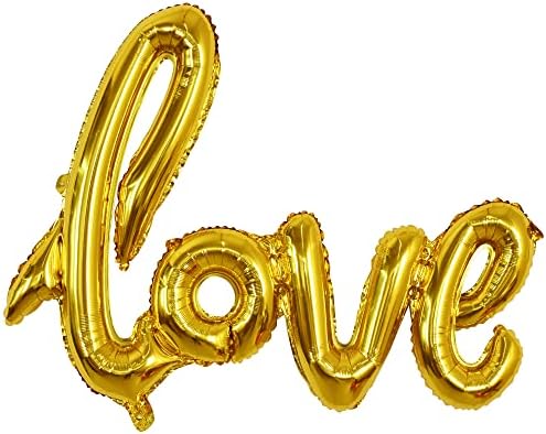 Balão de balões de papel de papel de ouro grande, tonelas, 42 polegadas Mylar Foil Letters Balloons Reutilable