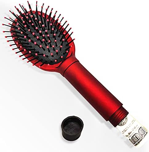 Desvio de escova de cabelo segura - Viaje Hairbrush Seguro para esconderijos e esconderijos discretos