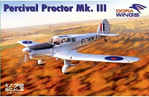 Dora Wings DW72014 Percival Proctor Mk.III Kit de Modelo de Plástico, Escala 1/72
