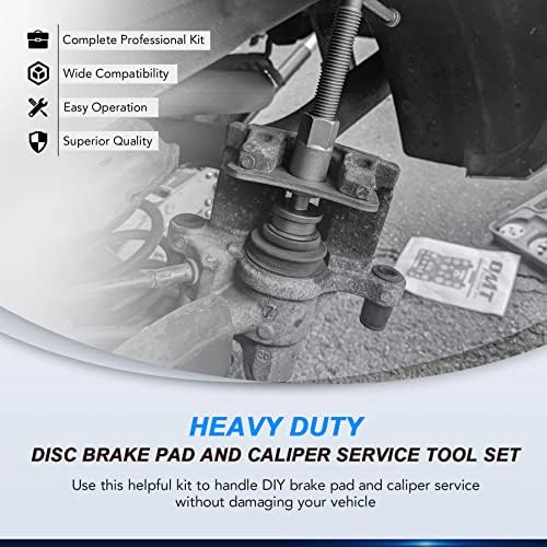 OMT 24pcs Pinça de freio de freio de disco pesado Pinça de pinça de pinça de comprimir Conjunto de ferramentas e