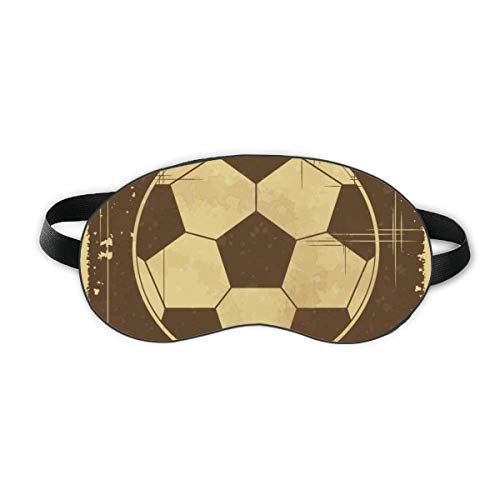Ilustração de futebol Ilustração Black Pattern Sleep Sleep Shield Soft Night Blindfold Shade Cover