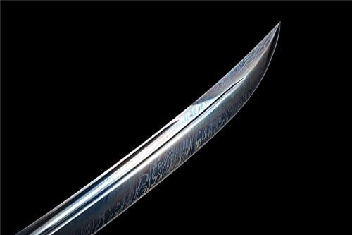 Espadas shzbzb maravilhosa caça de espada da espada da espada muito afiada lâmina de aço de aço de aço muito nítido