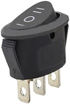 Chave de balancim 3 pino SPDT ON-OFF-O-ON 3 Position Boat Rocker Switch 10A 125VAC 6A 250VAC