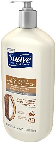 Loção corporal para soluções de pele suave, manteiga de coco e kea, 32 oz
