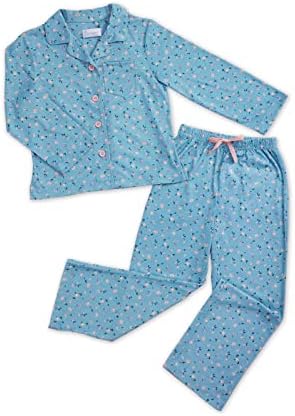 Pijamas de pijamagrama para crianças - Kids Button Down Pijamas