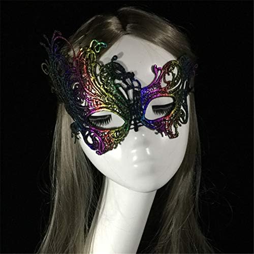 Máscara de Halloween, máscara de renda estéreo sexy de phoenix, máscara para os olhos da boate, máscara de gato