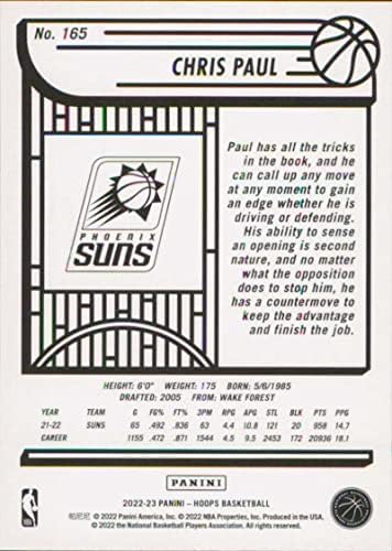 2022-23 Panini NBA Hoops 165 Chris Paul NM-MT Phoenix Suns Basketball Trading Card NBA