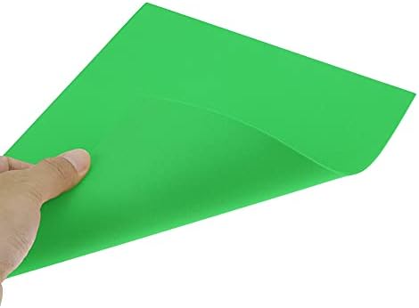 Folhas de espuma EXCell Green Eva Green EVA 11 x 8 polegadas 1,7 mm de espessura para artesanato projetos de bricolage,