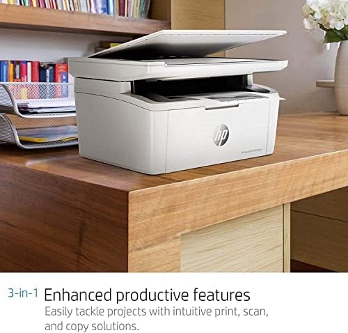 HP LaserJet Pro M28W All -In -One sem fio Monocromo Laser Printer, White - Print Scan Cópia - 19 ppm, 600 x 600