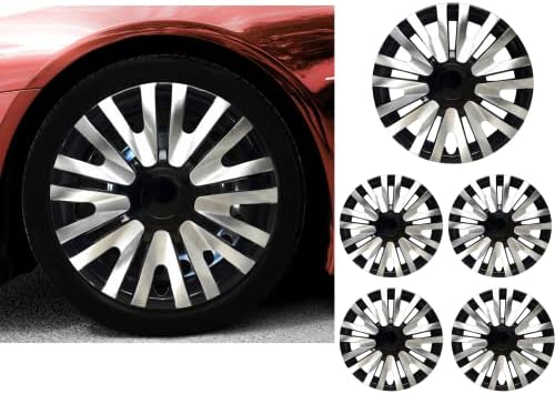Snap de 14 polegadas no Hubcaps compatíveis com a Toyota Corolla - Conjunto de 4 tampas de aro para rodas