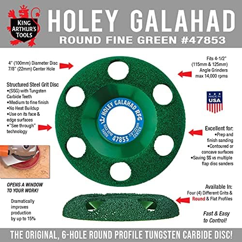 Ferramentas do rei Arthur Original e patenteado redondo e verde holey holey tungstênio disco de carboneto para