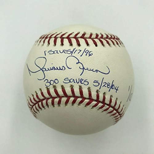 Mariano Rivera assinou fortemente inscritas Stat Baseball Steiner & MLB Holograms - Bolalls autografados