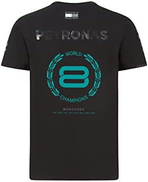 Combustível para os fãs Mercedes Benz F1 Special Edition UNisex 2021 Construtors 'Championship T-Shirt-