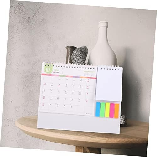 StoBok 1PC 2022 Purple inclui variados para o calendário diário Planner School Tabletop e Standing Year Planning