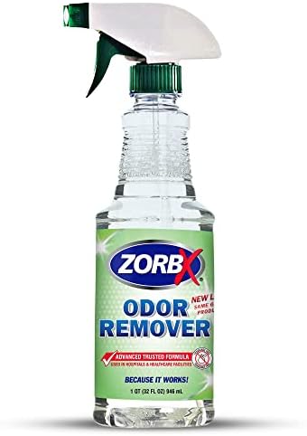 Zorbx Spray de removedor de odor sem moles - solução perfeita para odor forte | Avançado Fórmula