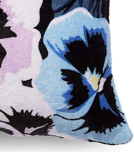 Vera Bradley Fleece Decorative Pillow com inserção hipoalergênica removível