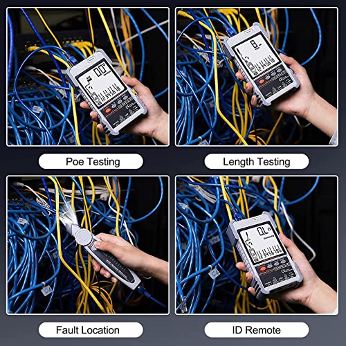 2in1 Testador de cabos de rede e multímetro digital, atualizando o testador de cabos Ethernet