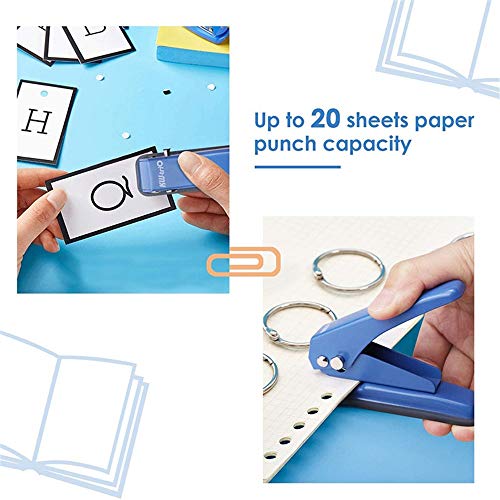 Metal Hollow Hole Punch School Paper Cutter Punchos de folhas soltas Scrapbooking Puncher Diy Binder Tools