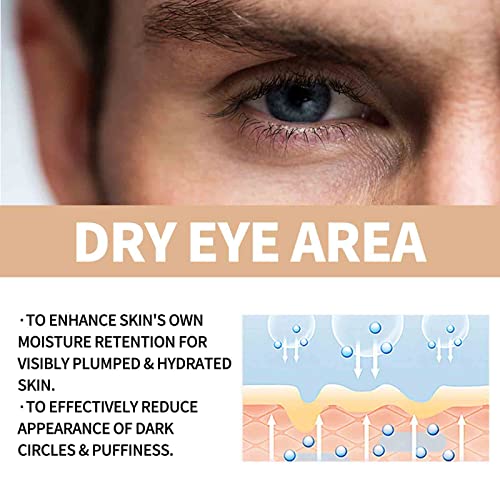 Soro de rolos oculares, hidratação de rolos de massagem para os olhos masculinos hidratantes e rolos de olhos