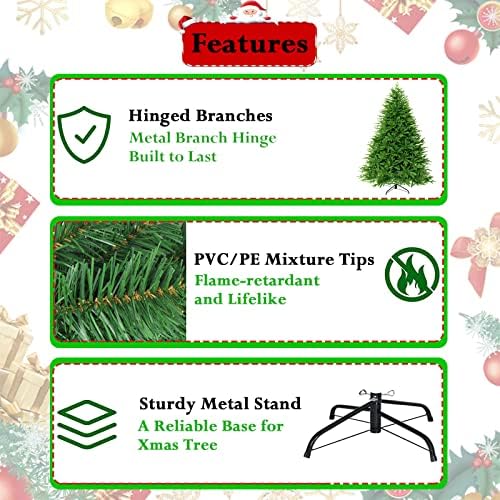 Árvore de Natal Artificial Halford com Stand, Spruce Premium Spruce Artificial Christmas Tree 821 Dicas