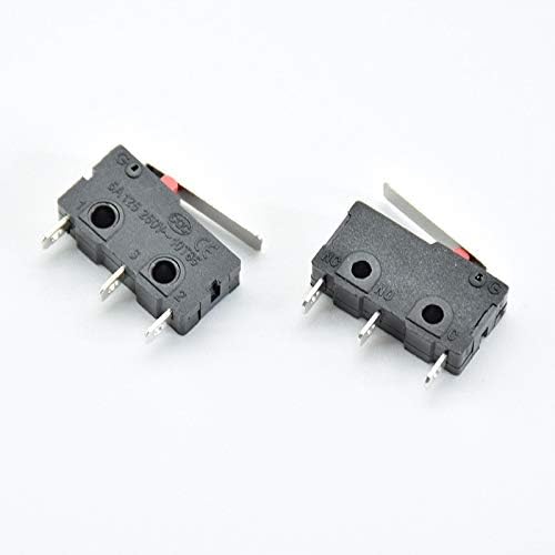 MICRO SWITCHES 10PCS/LIMITE DE LOTO, 3 pinos n/o n/c All New 5A 250VAC Micro Switch