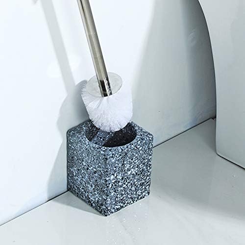 Escova de limpeza de vaso sanitário pincel cerâmica pincel de marmore padrão conjunto banheiro pincel