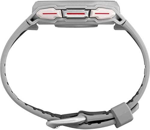 Timex Ironman R300 GPS Smartwatch com freqüência cardíaca 41mm - cinza claro com cinta de silicone