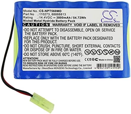 Substituição da bateria Nº N-5500 para Puritan Bennett N-5600 para médico
