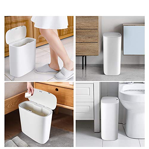 Wenlii Smart Sensor Lixo pode eletrônico banheiro doméstico automático Banheiro à prova d'água Bin Sensor de