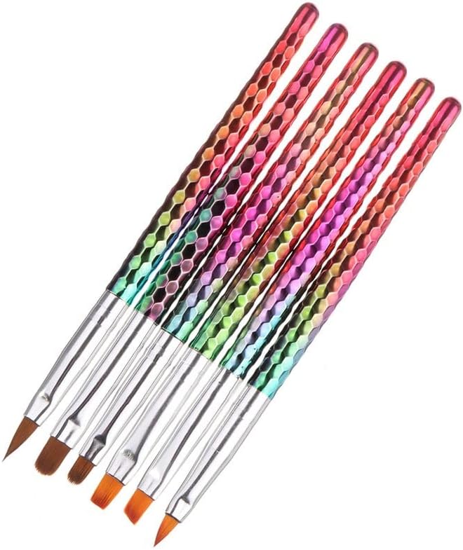 N/um novo Professional Manicure Gel Brush caneta colorida maçane
