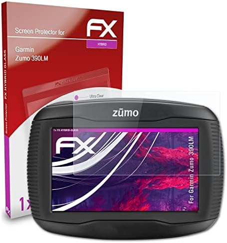 Atfolix Plastic Glass Protective Film Compatível com Garmin Zumo 390lm Protetor de vidro, 9H Protetor de tela
