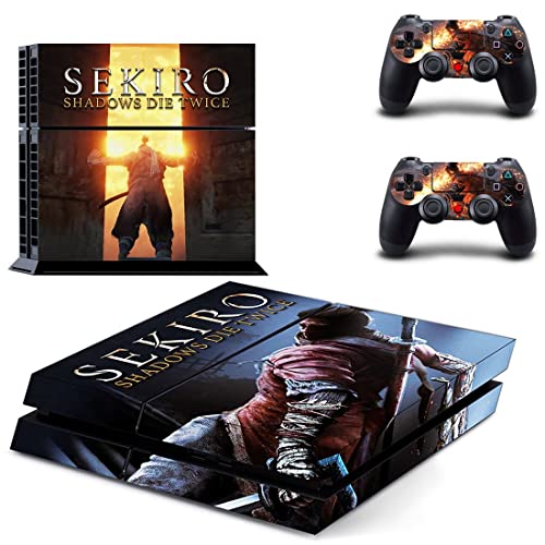 Jogo Sekirong Die e Duas vezes Shinobi Shadow PS4 ou Ps5 Skin Skin Stick para PlayStation 4 ou 5 Console