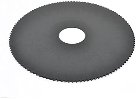 Aexit Black HSS Tool Titular Circular Woodworking 150mm Dia 32mm Diâmetro do orifício Arbo-R