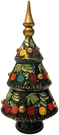 Árvore de Natal de madeira musical de Natal do autor 9,84 Decoração de casa de Natal de Ano Novo