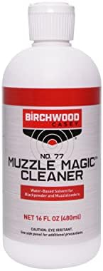 Birchwood Casey Muzzle Magic No.77 Limpador de armas com capota | Solvente de pó preto à base de