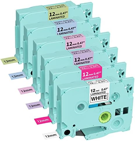 Vixic E1000 Label Maker Machine com fita de gravadora Pacote de impressora 6 coloras Lable Lable, qwerty keyborad,