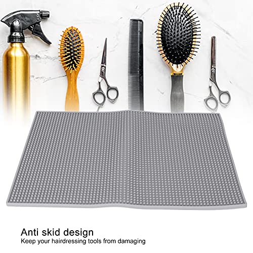 Tapete anti -deslizamento de barbeiro, tapete de suprimentos de cabeleireiro, design anti -deslizamento Excelente