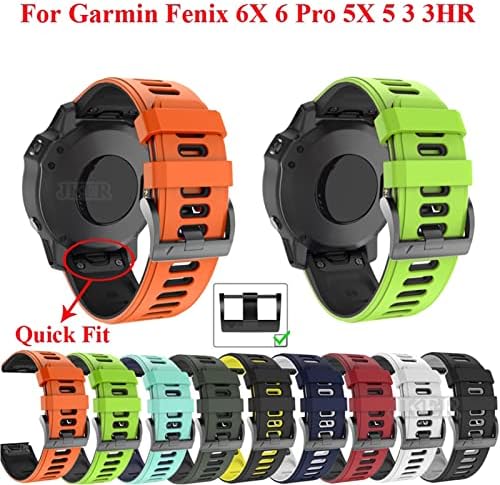 Banda de relógio de silicone Trdybsk para Garmin Fenix ​​Fenix ​​7x Fenix ​​7 Watch Quick Release