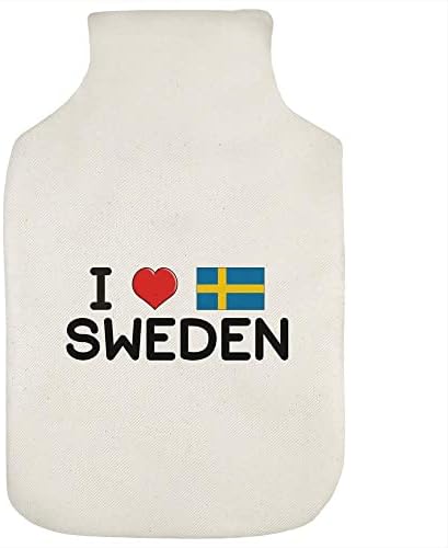 Azeeda 'eu amo a tampa da garrafa de água quente da Suécia