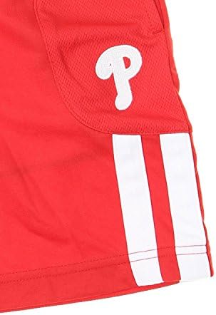 Adidas MLB Philadelphia Phillies Little Boys Kids Batters Choice Shorts, Reds