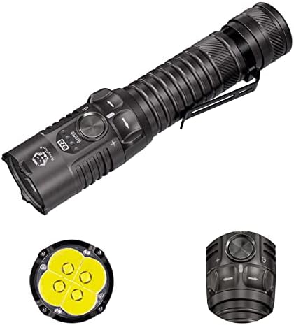 ROVYVON S23 4000 Lumens Ultra Bright Flowlight Floodlight, lanterna de busca de bolso EDC recarregável USB