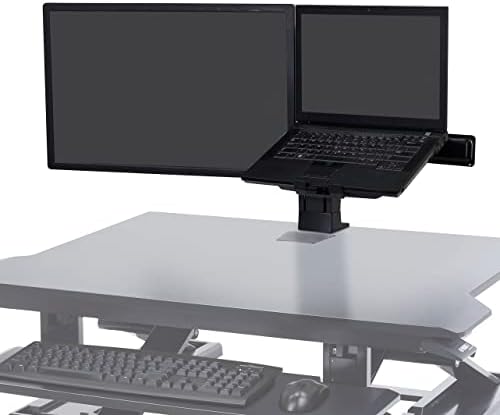 Ergotron-Kit de monitor e laptop WorkFit-para monitores de até 24 polegadas, 6 a 16 libras-complemento para