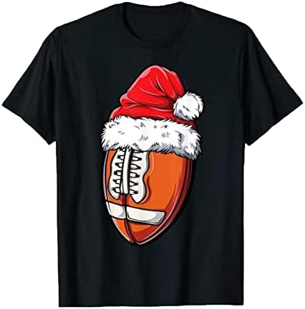 Camiseta para homens Camisas de manga curta Impressão de Natal engraçada Tops de blusa de pulverização de camisetas
