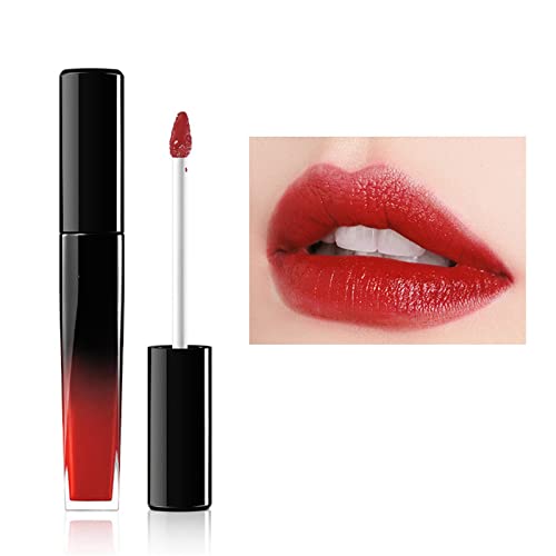6 cores de veludo opcional Mattes Lip Soft Glaze hidratante Fácil de colorir Lip Lip Gloss Longa
