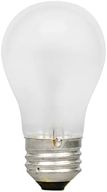 Sylvania Iluminação em casa 10117 Bulbo incandescnet, A15-40W-2850K, acabamento interno da geada, base