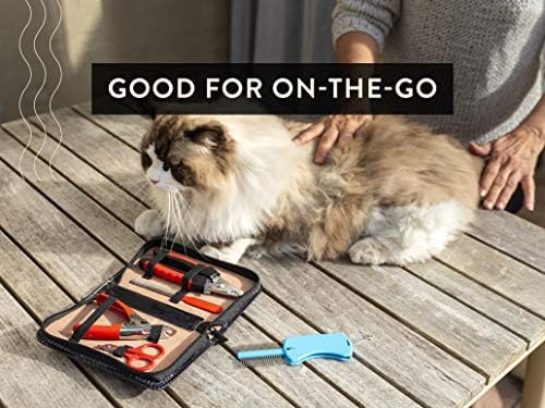 Gou Gou Pets Kit de pedicure para animais de estimação para cães, gatos, pássaros e répteis - 3 Clippers de unhas