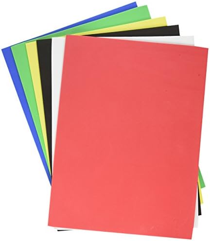 Darice Basic Colors Foamies Sheets, variado
