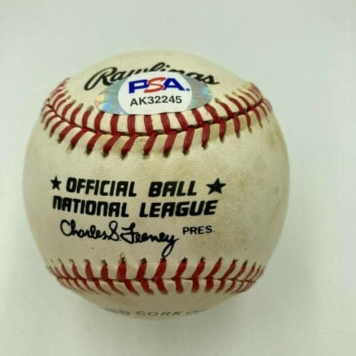 Willie Mays assinou a Liga Nacional Oficial da Liga Nacional PSA DNA CoA - Bolalls autografados