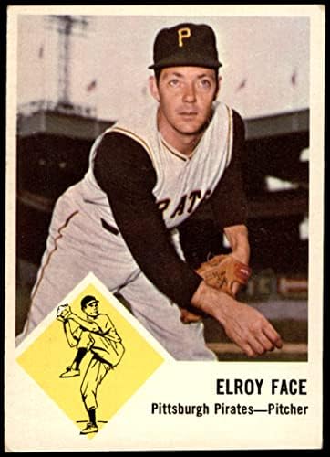 1963 Fleer 57 Roy Face Pittsburgh Pirates Dean's Cards 5 - Ex Pirates